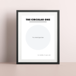 Portrait art poster, design no. 8