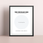 Portrait art poster, design no. 9